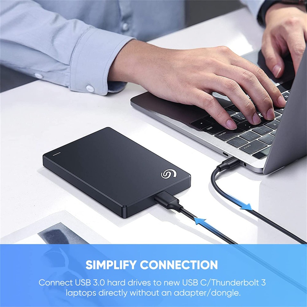 Кабель USB-C на Micro-USB 3.0 2,0м (Чорний)-3