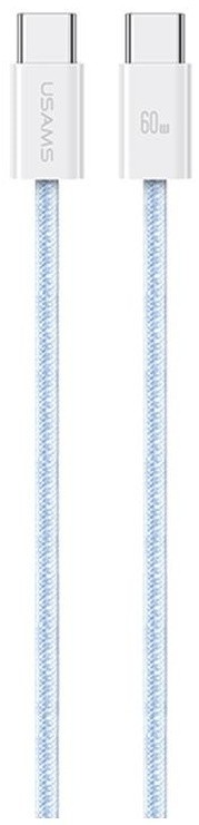 Кабель Usams U86 Type-C to Type-C PD 60W 5A 1.2m (Blue)-1