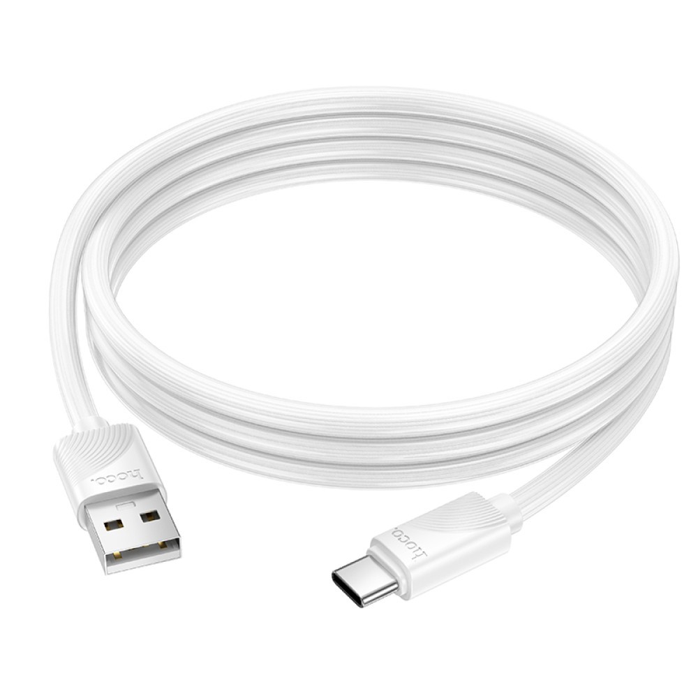 Кабель Hoco X114 Energy USB  to Type-C (3A) 1m (Білий)-1