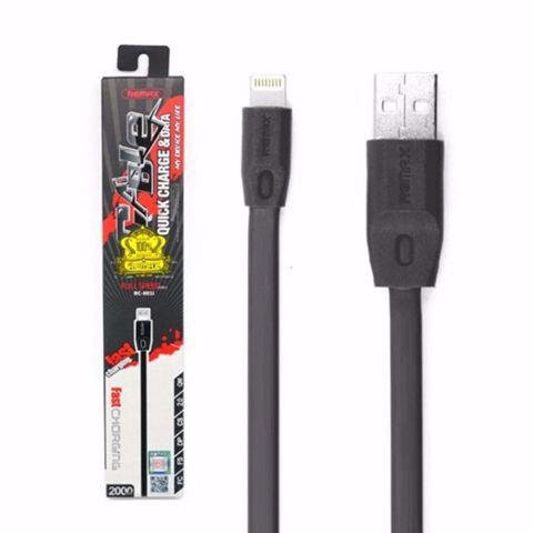 USB cable Remax  (RC-001i) Full speed (1m) Lightning чорний-0
