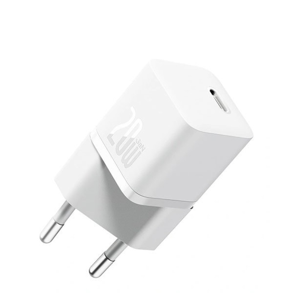 Мережевий адаптер Baseus GaN5 mini Type-C FC 20W/CCGN050102/CCGN050101 (Білий)-1