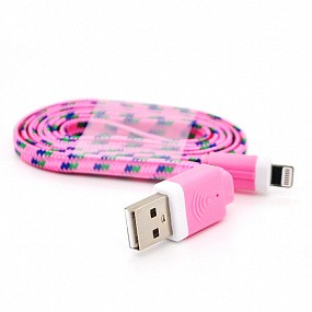 Кабель на коштушці lighting Pink-0