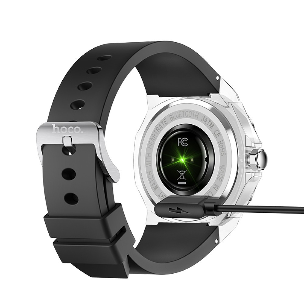 Кабель Hoco Y13 Smart Sports для зарядки Smart Watch (Чорний)-2