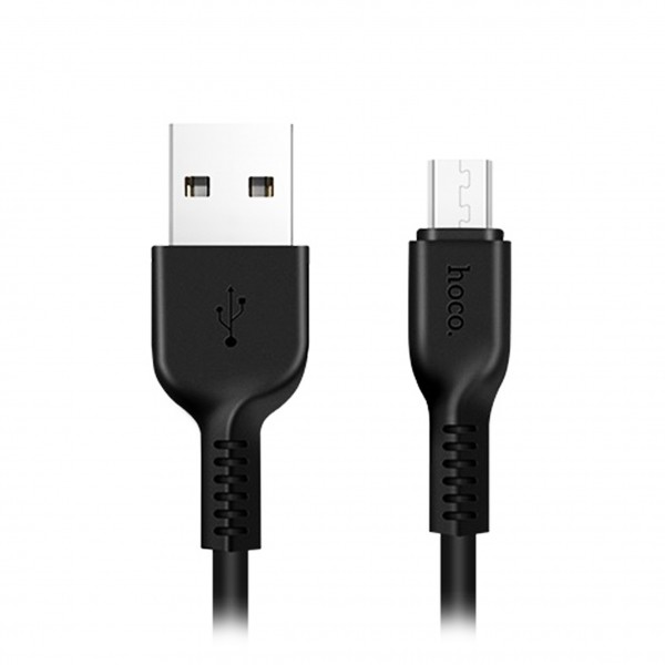 Кабель HOCO U31 Benay Micro Cable 2,4A/1m. чорний-0