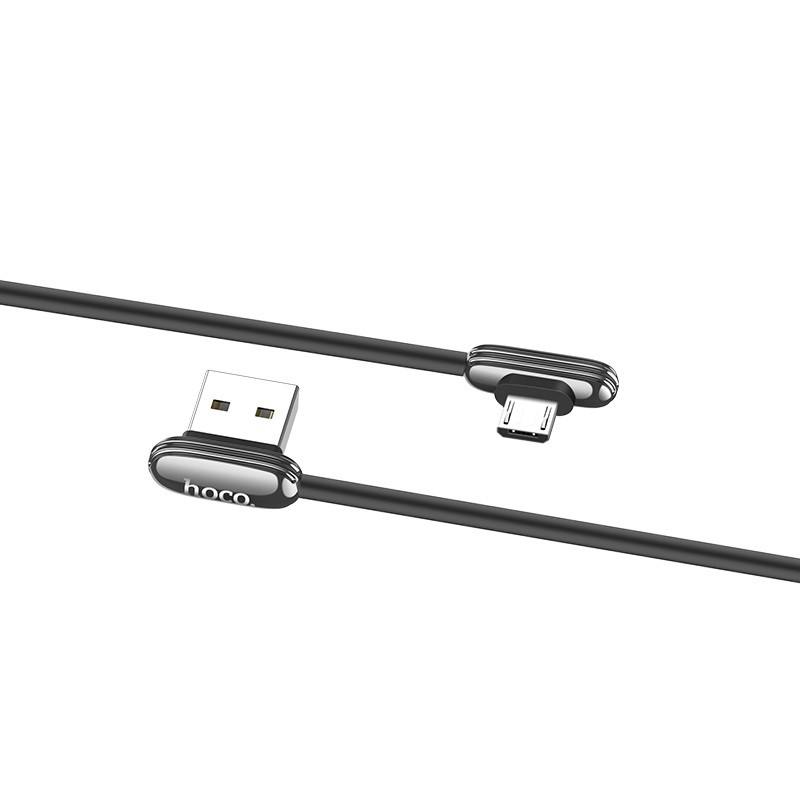 Кабель HOCO U60 Soul Secret Micro 2.4/1,2m Metal Gray-0