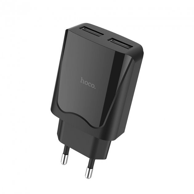 Зарядний пристрій HOCO C52A Authority Power 2USB/2,1A чорний-1
