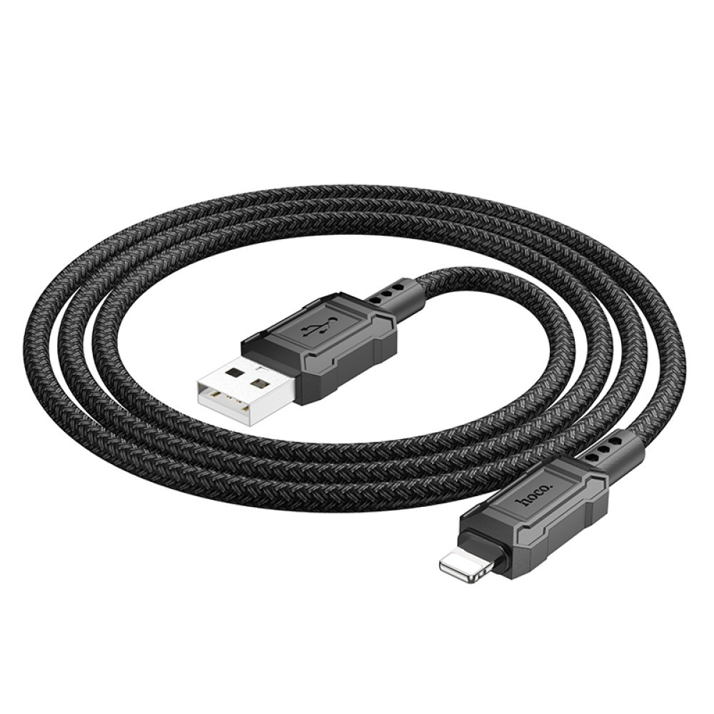 Кабель Lightning Hoco X94 Leader (Чорний)-2