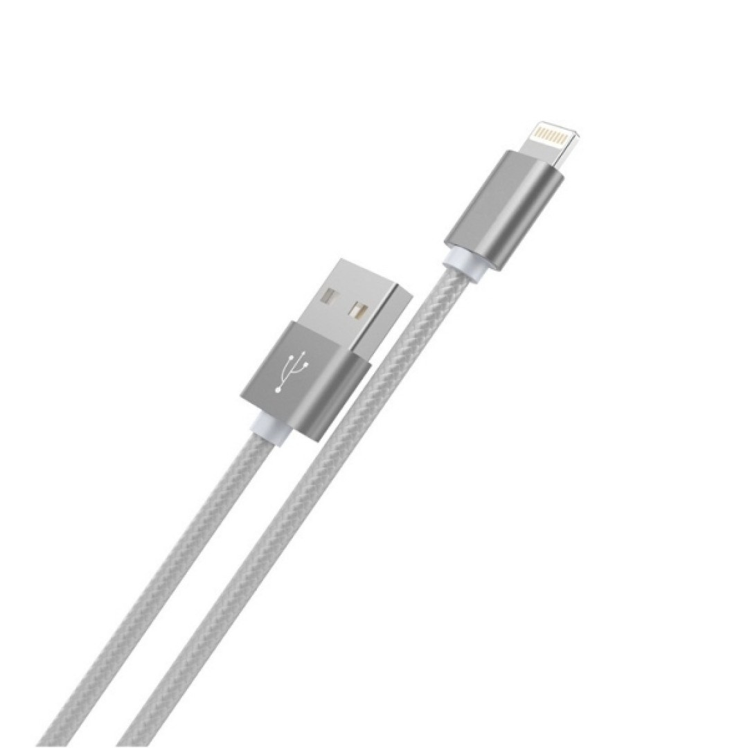 Кабель Lightning Hoco X2 1m сірий-1
