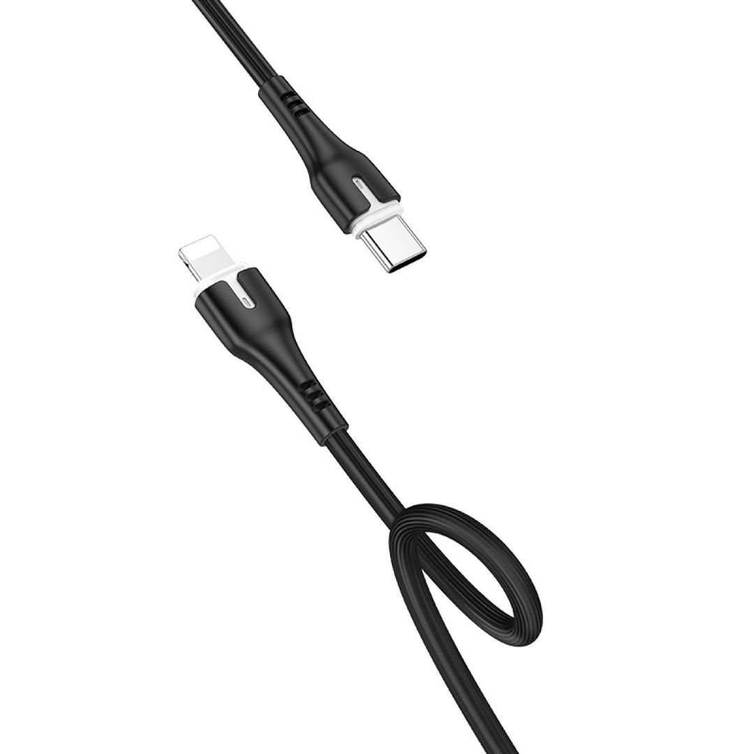 Кабель TYPE-C to Lightning Hoco X45 Surplus PD 18W чорний-0