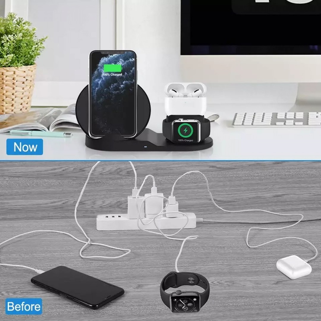 Зарядний пристрій 3in1 AP2507 для iPhone/Apple Watch/AirPods-1