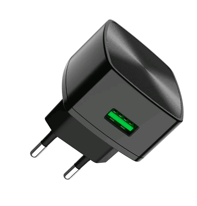 Зарядний пристрій Hoco C70A Type-C QC3.0 1USB чорний-2