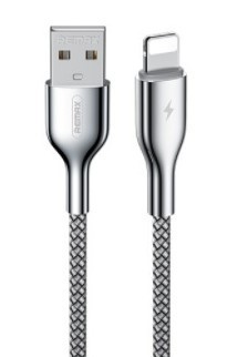 Кабель USB Remax (RC-092i) Lightning сірий-0