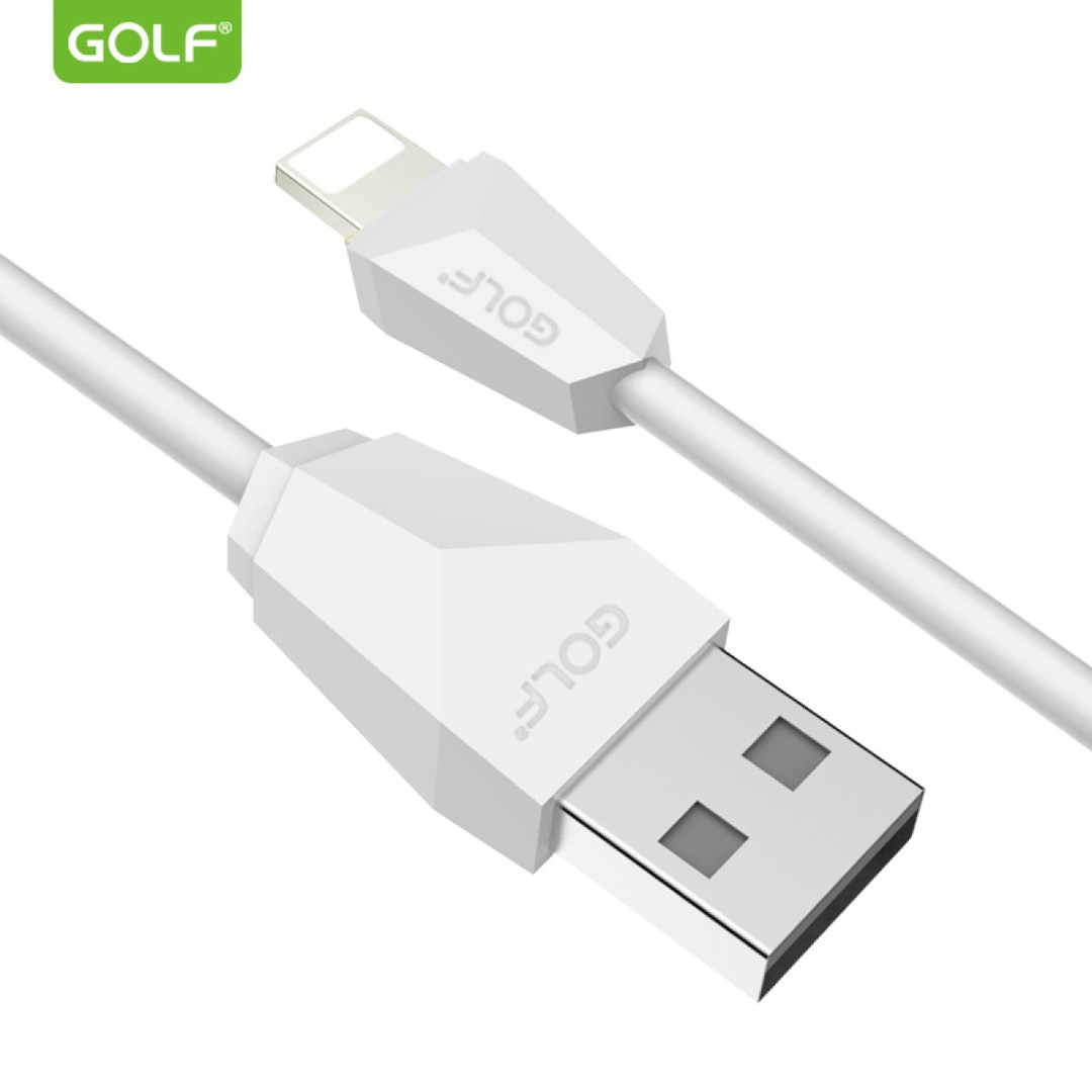 Кабель Lightning Golf Diamond GC-27I 2м білий-0