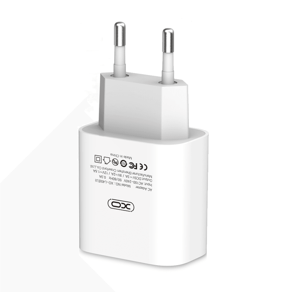 Зарядний пристрій PD XO L40 18W/1 USB-C White-1