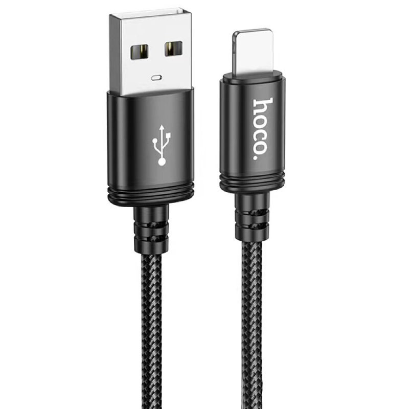 Зарядний шнур Hoco X89 Wind USB to Lightning (1m) (Black)-1