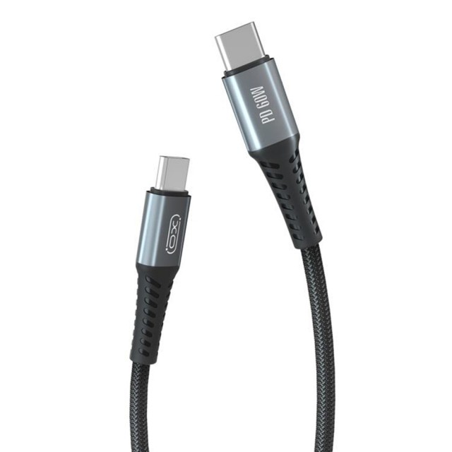 Кабель XO NB-Q167 Type-c to Type-c 60W (Black)-0