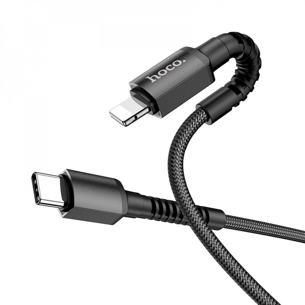 Кабель TYPE-C to Lightning Hoco X71 Especial (Чорний)-0