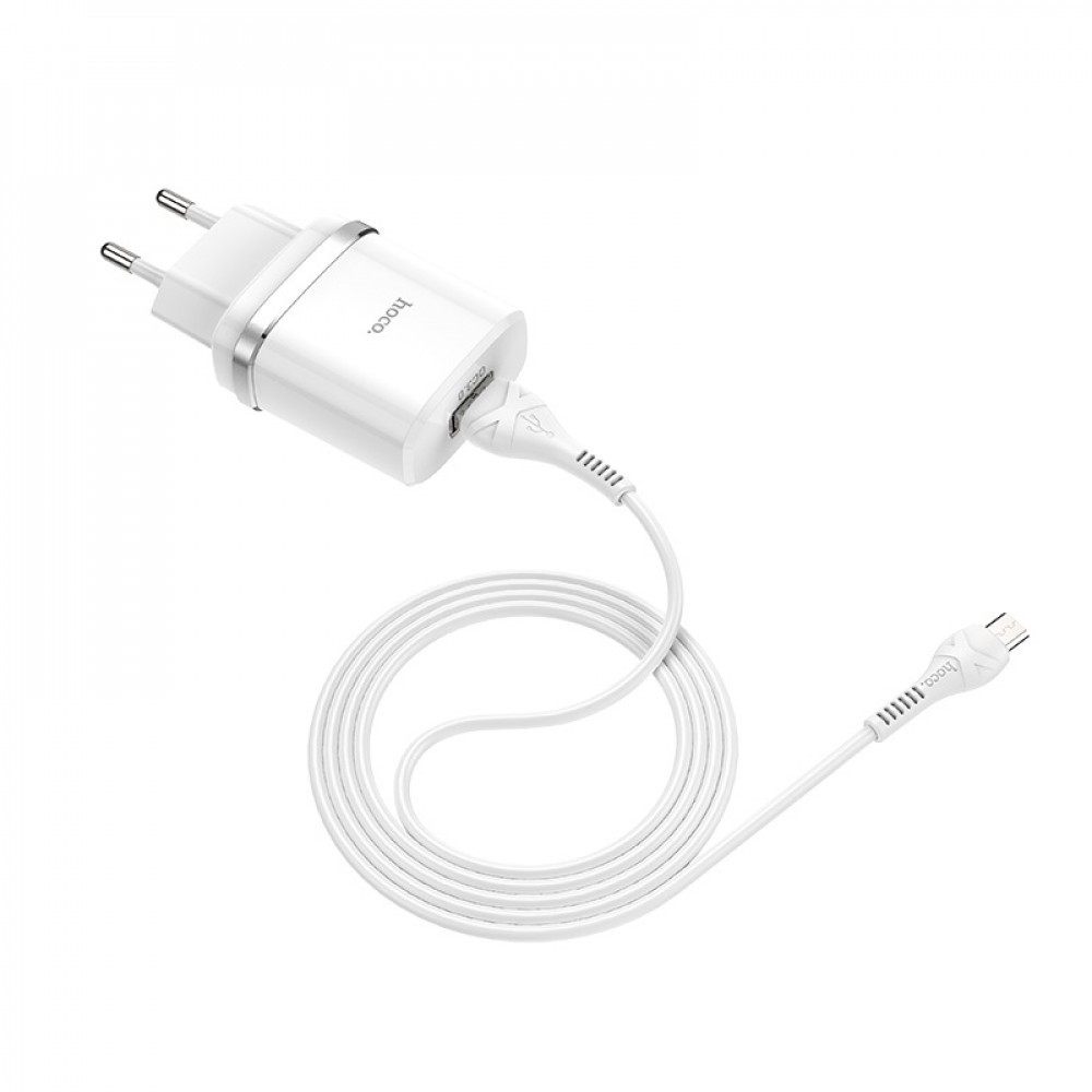 СЗУ HOCO C12Q Smart QC3.0/1USB/3A+micro White-0