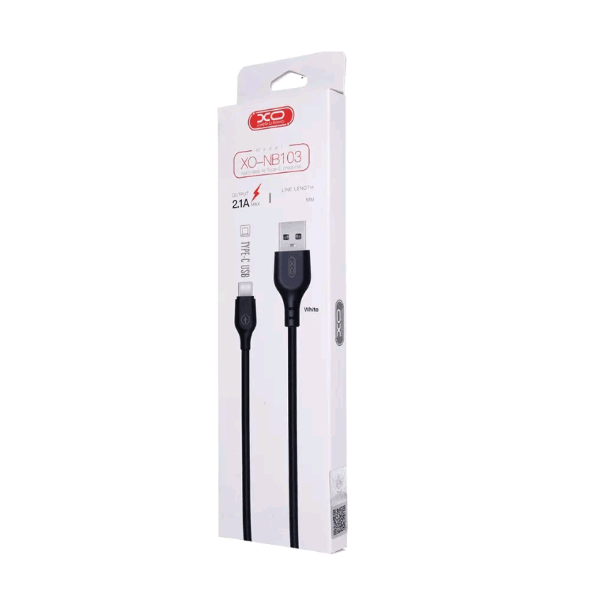 Кабель XO Type-C NB103 2.1A 2m Black-0