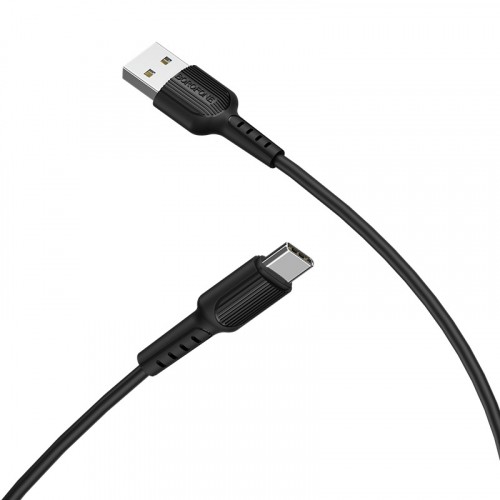 Кабель BOROFONE BX16 Easy для TYPE-C 3A/1m black-1