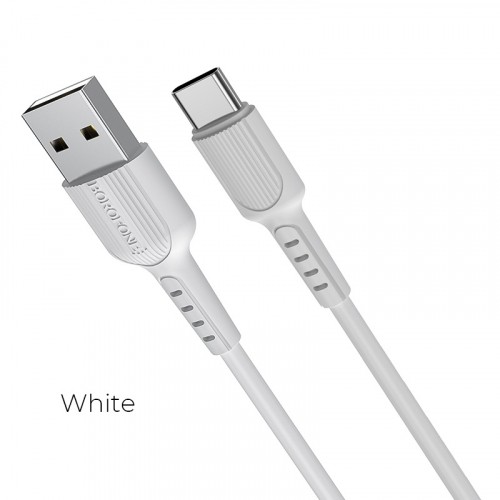 Кабель BOROFONE BX16 Easy для TYPE-C 3A/1m white-1