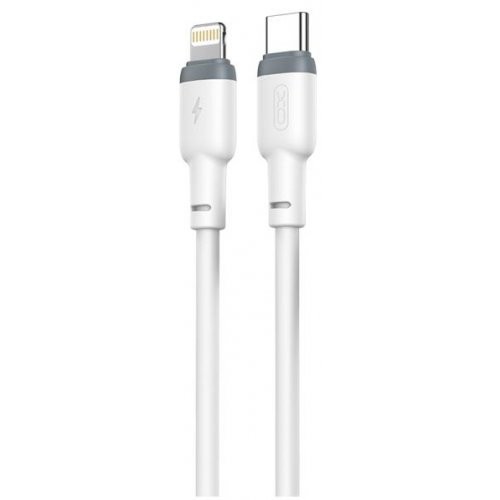 Кабель Type-C to Lightning XO NB208A Liquid Silicone 20W (Білий)-1