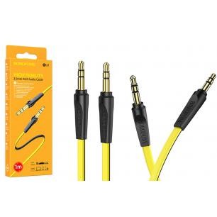 AUX-Кабель BOROFONE BL6 (1m) (Чорно-жовтий)-0