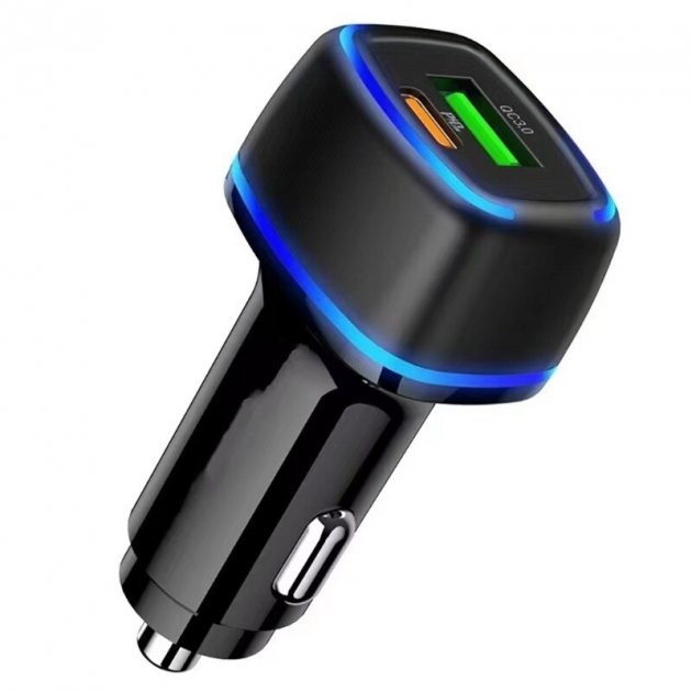АЗП 38W Profit ES-D101 PD20W QC USB C+A (Black)-1