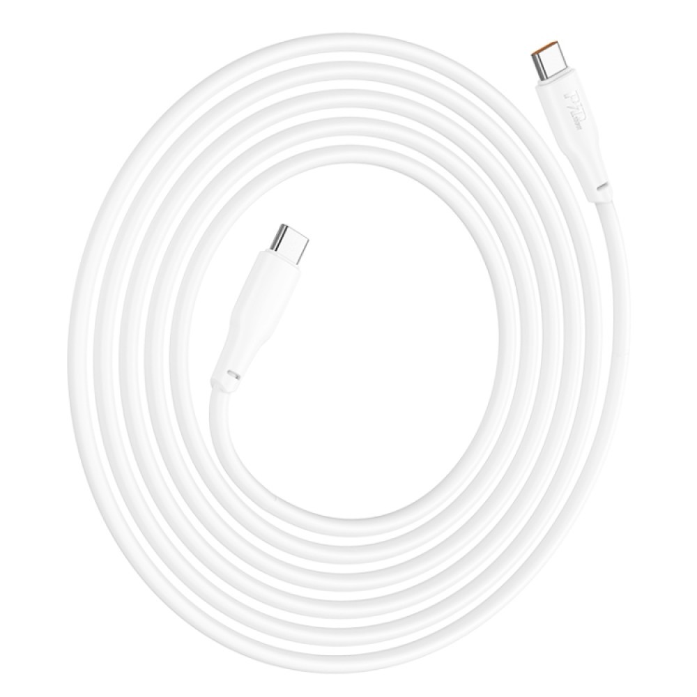 Кабель Hoco X93 TYPE-C to TYPE-C Force 240W (L=2M) white-1