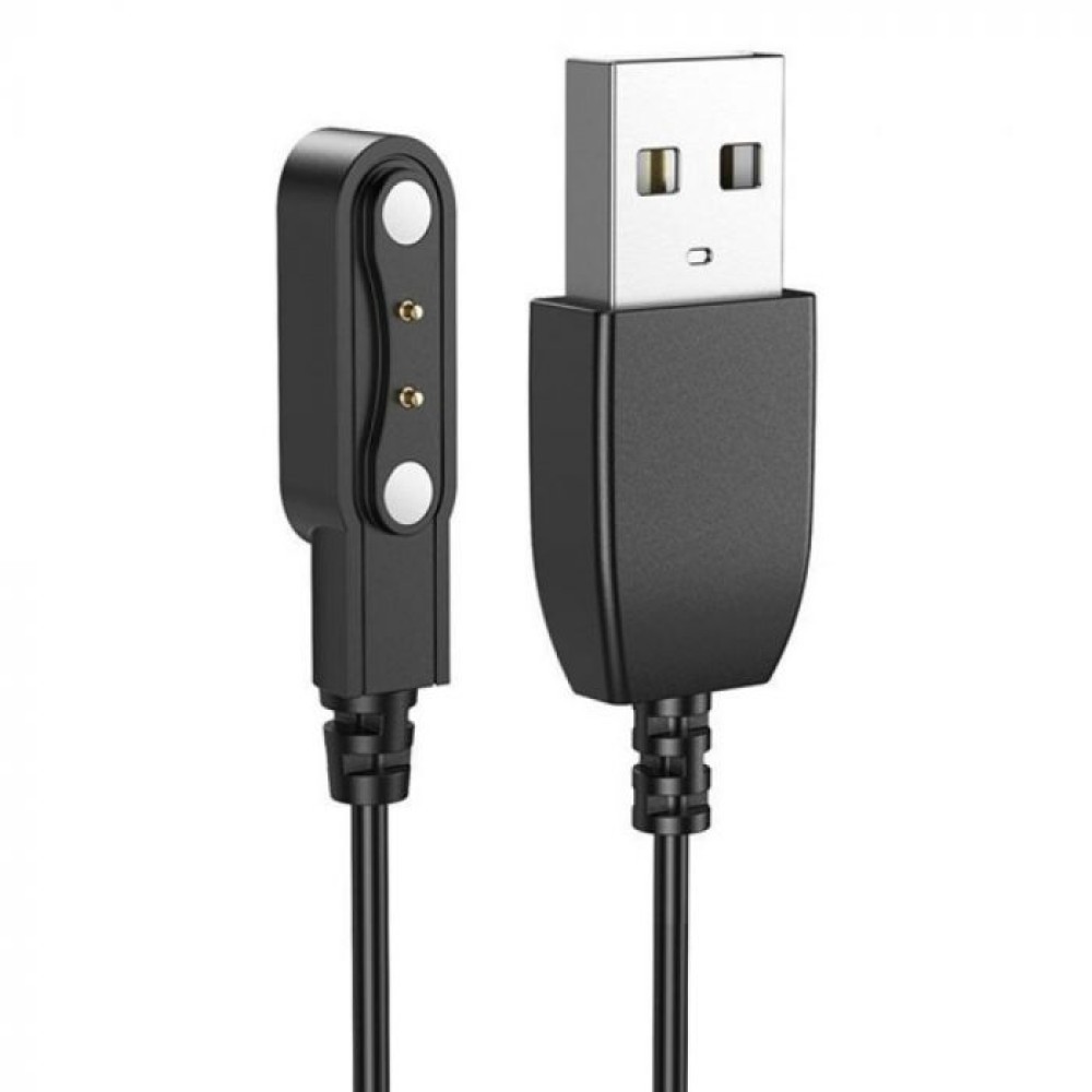 USB Кабель (магнітний) для  HOCO Y10 Smart Watch Black-1