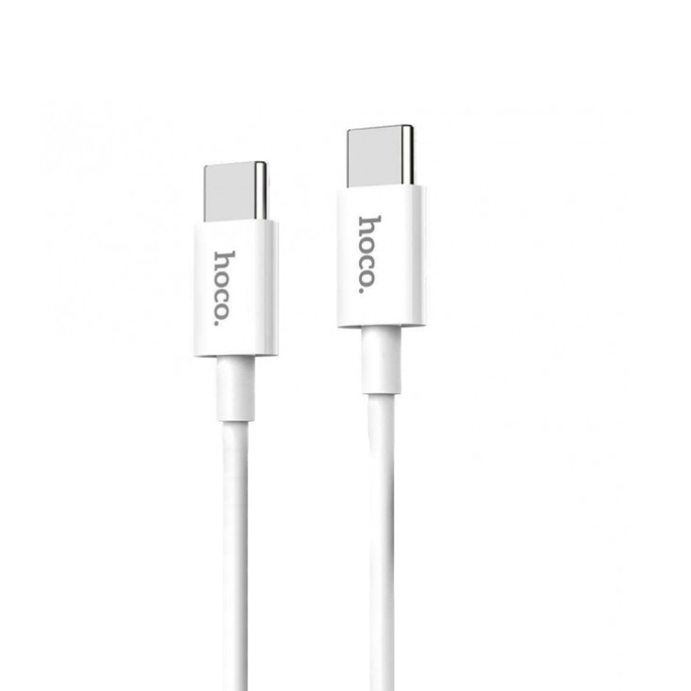 Кабель Skilled type-c to type-c HOCO X23 WHITE-0