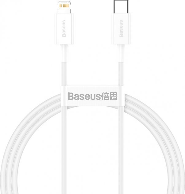 Кабель Baseus Superior Series TYPE-C to Lightning 20W White-0