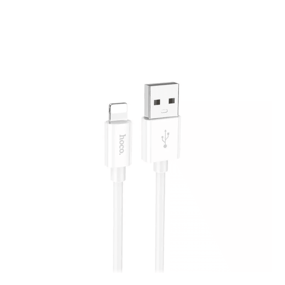 Зарядний шнур Lightning  Hoco X87 Magic silicone (Білий)-1
