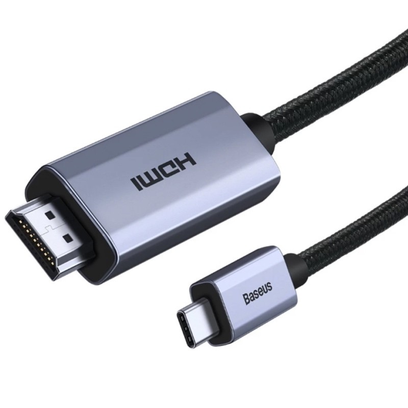 Кабель Baseus Type-C to HDMI 4K (Чорний)-1