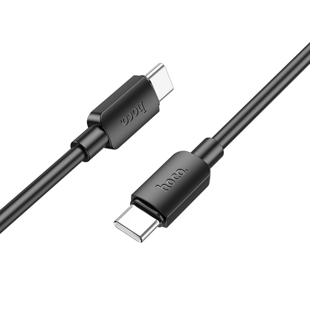 Кабель Type-C to Type-C Hoco X96 Hyper 60W Швидка зарядка (Чорний)-1