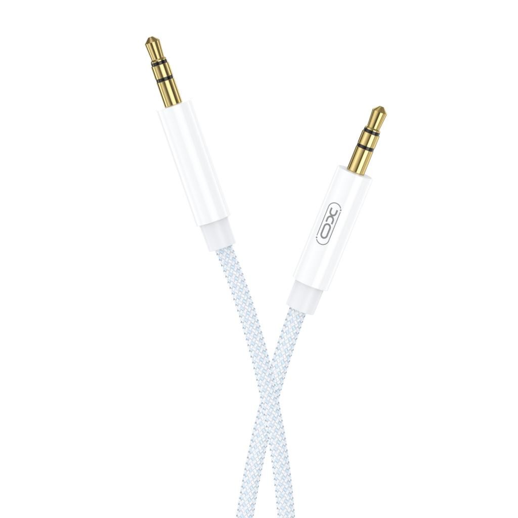 AUX  XO NB R211C 3.5mm to 3.5mm (Білий)-1