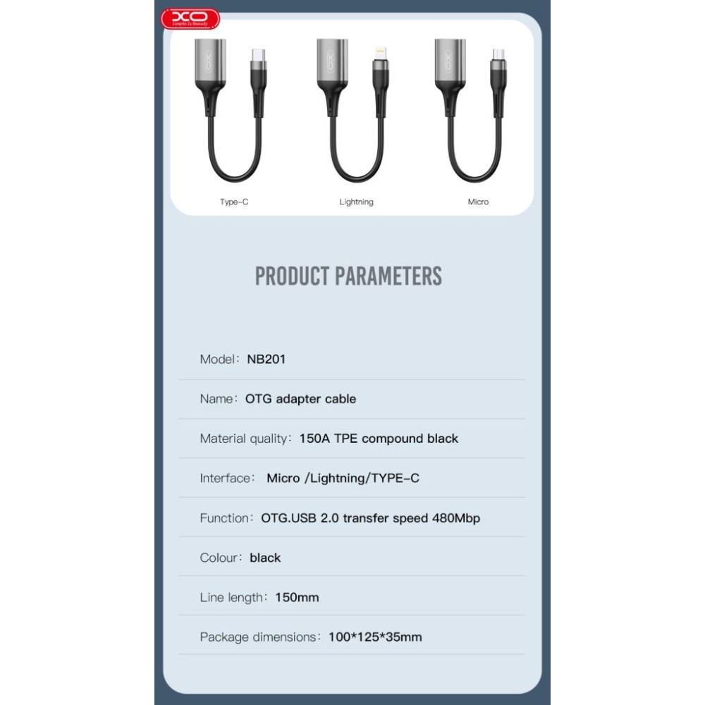 Перехідник  OTG Lightning to USB OTG (Срібний)-3