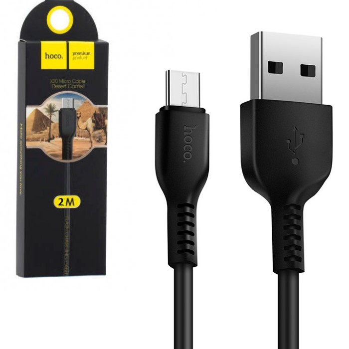USB cable HOCO X20 Micro (2m) чорний-0