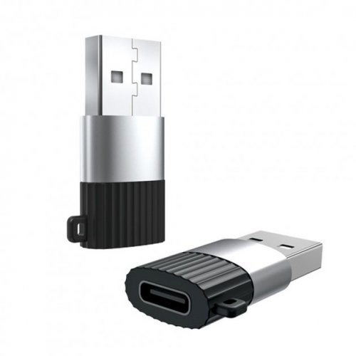 Перехідник OTG Type-C to USB (black)-1