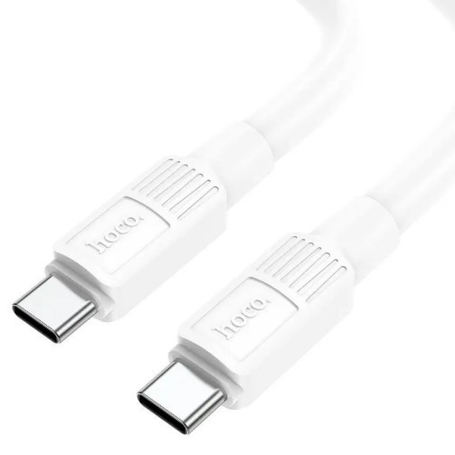 Кабель HOCO X84 60W Type-C to Type-C 1m (white)-1