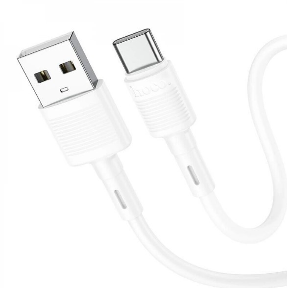 Кабель Hoco X83 Victory 3A USB to Type-C 1m (white)-1