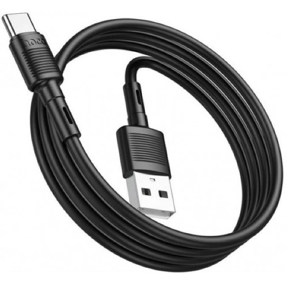 Кабель Hoco X83 Victory 3A USB to Type-C 1m (black)-1