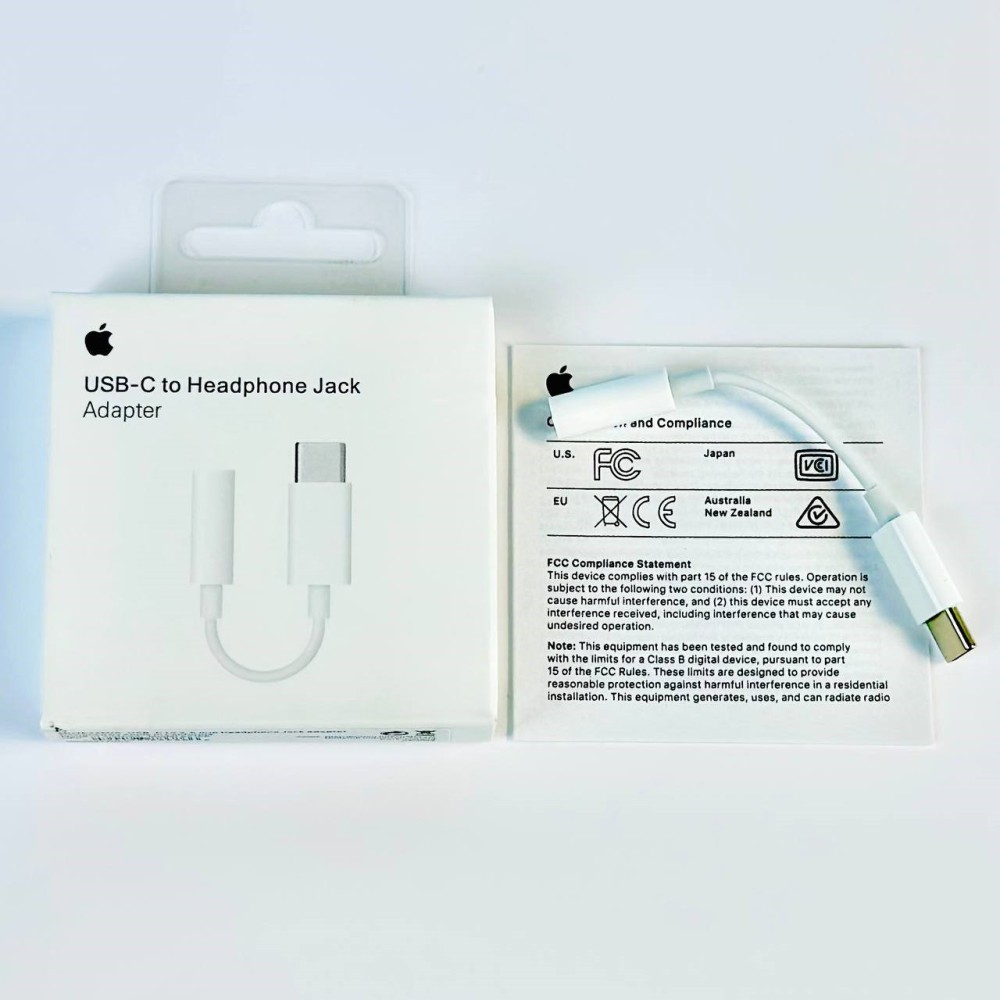 Перехідник USB-C to 3.5 AUX (Білий)-0
