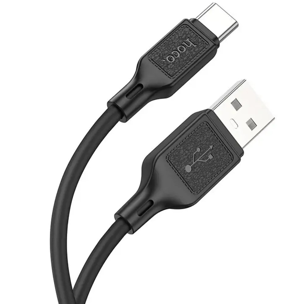 USB cable HOCO X90 Type-C silicone cable (1m) чорний-1