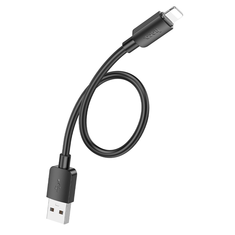 Кабель HOCO X96 Lightning 12W (S=0.25M) Чорний-1