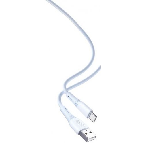 USB Кабель XO NB225 Type-C Silicone Two-Color 2.4A 1.0m Blue-0