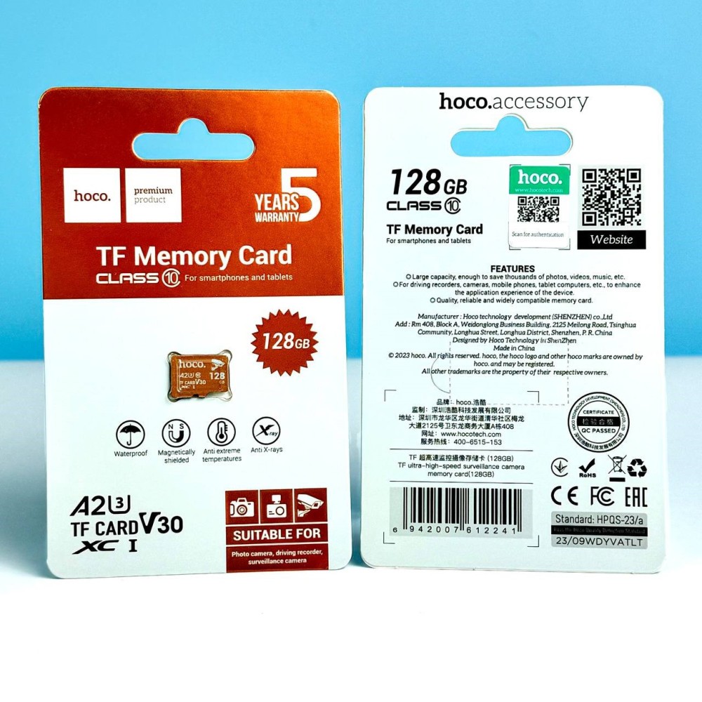 Карта пам`яти MicroSD Hoco 128GB-0