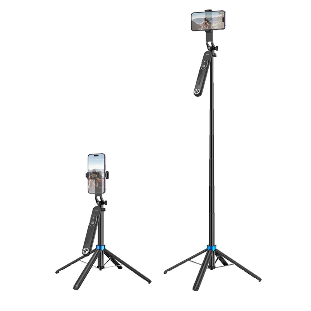 Монопод Hoco K22 (захист проти струсу) 1,75 м (Чорний)-2