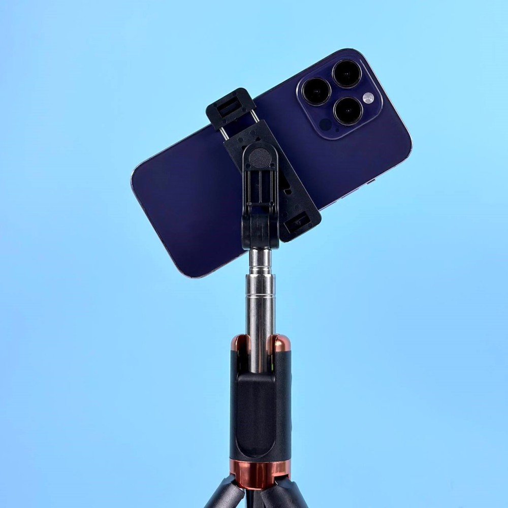 Монопод Трипод JC-18 Selfie Stick на штативі 1.7m Bluetooth (Чорний)-4