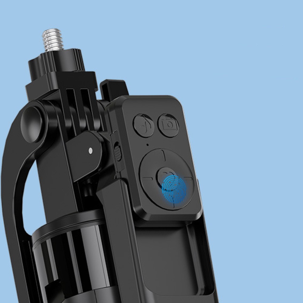 Монопод A17 Long на штативі 1.8 m Bluetooth (360° Rotating Pan Tilt) (Чорний)-3